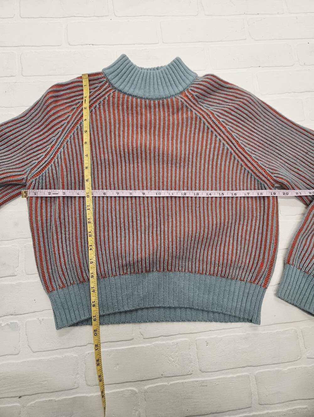 RWS Wool Ribbed Two Tone Sweater - Picture 3 of 7